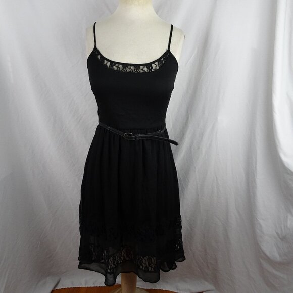 Mudd Black High Low Dress Size L - Picture 1 of 10